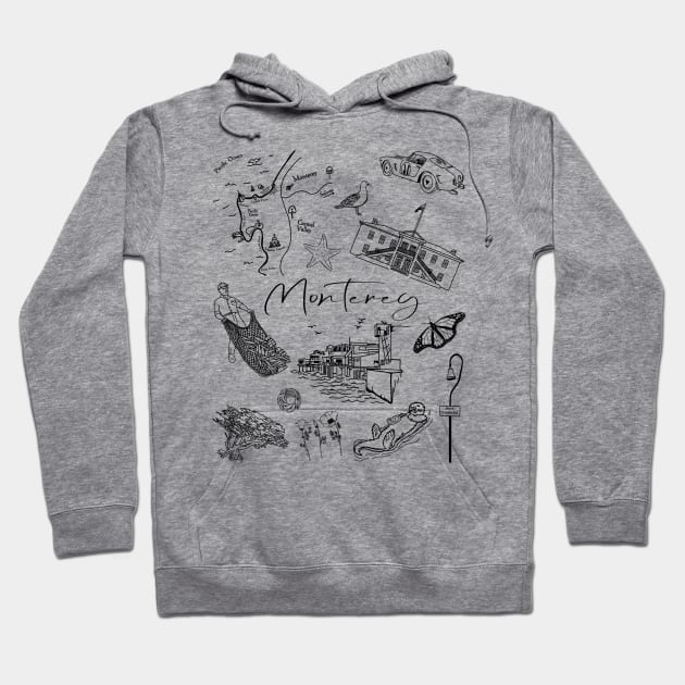 Monterey Hoodie by Slightly Unhinged